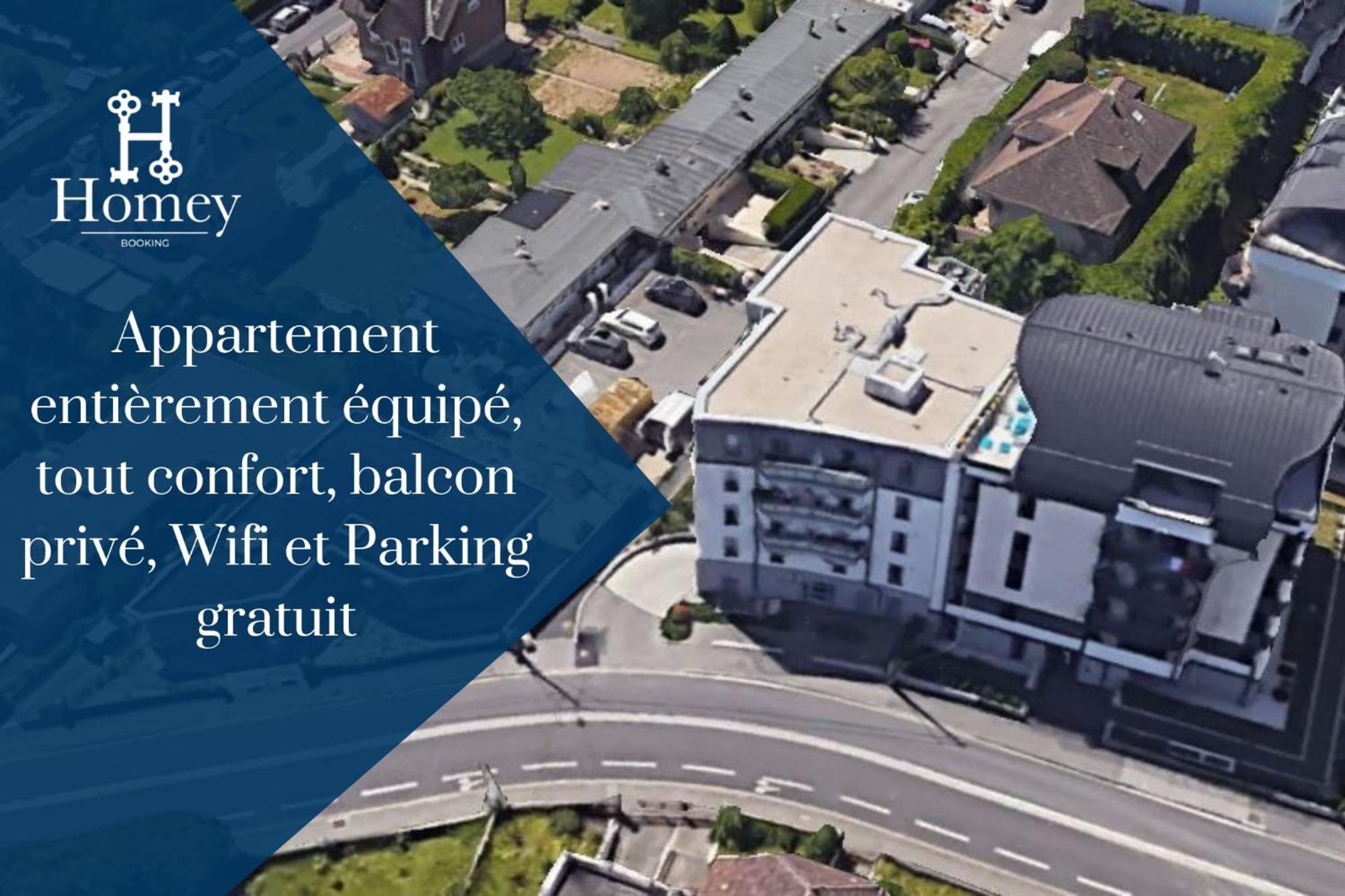 Homey Chloe - New - Parking Gratuit - Balcon Prive - Proche Geneve آنماس المظهر الخارجي الصورة